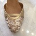 SHALLANCE GOLD LACE - 2.5 INCH HEEL